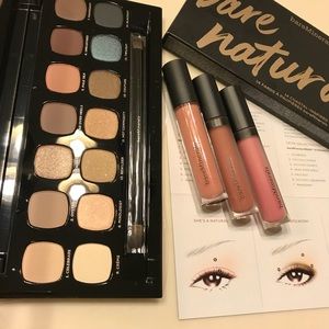 Eyeshadow palette and 3 lips!!
